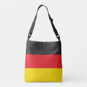 3 kleurencombinatie, vlag crossbody tas (Achterkant)