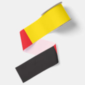 3 kleurencombinatie, vlag grosgrain lint (Achterkant)