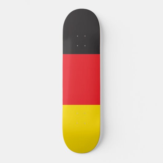 3 kleurencombinatie, vlag persoonlijk skateboard (Voorkant)