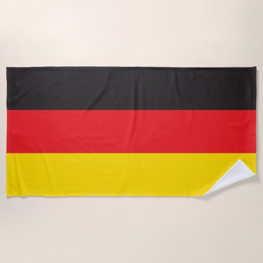 3 kleurencombinatie, vlag strandlaken (Voorkant)