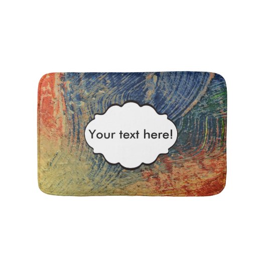 3 kleurenverf badmat (Voorkant)