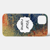 3 kleurenverf Case-Mate iPhone case (Achterkant (horizontaal))