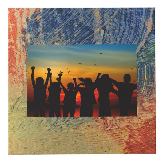 3 kleurenverf kubus (Rechts)