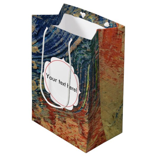 3 kleurenverf medium cadeauzakje (Voorkant Gekanteld)