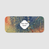 3 kleurenverf naamplaatje (Voorkant)