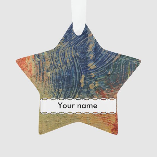 3 kleurenverf ornament (voorkant)