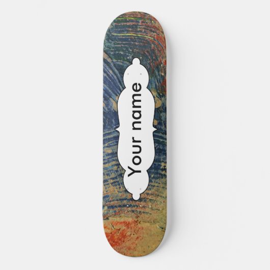 3 kleurenverf persoonlijk skateboard (Voorkant)