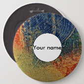 3 kleurenverf ronde button 6,0 cm (Voorkant /achterkant)