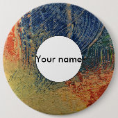 3 kleurenverf ronde button 6,0 cm (Voorkant)