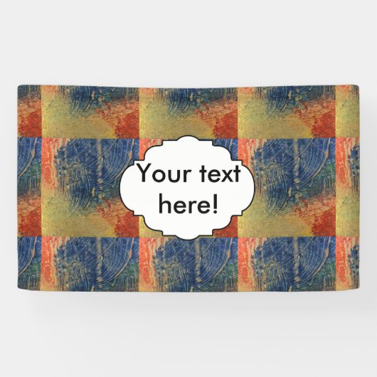 3 kleurenverf spandoek (Horizontaal)