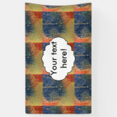 3 kleurenverf spandoek (Verticaal)