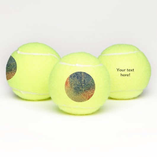 3 kleurenverf tennisballen (Multi)