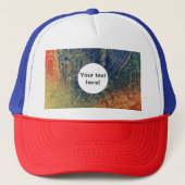 3 kleurenverf trucker pet (Voorkant)