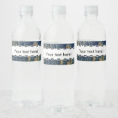 3 kleurenverf waterfles etiket (Flessen)
