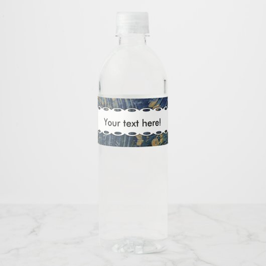3 kleurenverf waterfles etiket (Voorkant)