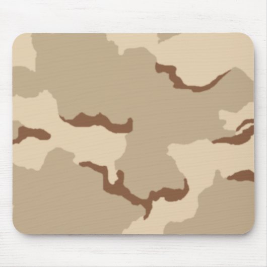 3-kleurenwoestijn Mousepad Muismat (Voorkant)