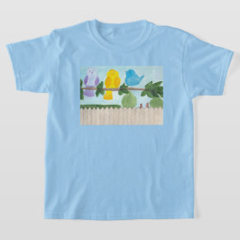 3 Kleurrijke Vogels Kind T-shirt