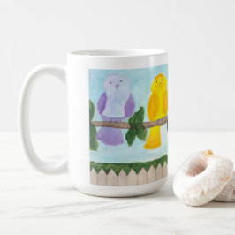 3 Kleurrijke Vogels Koffiemok