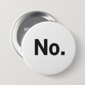 3" Knop: Nee. Ronde Button 7,6 Cm (Voorkant /achterkant)