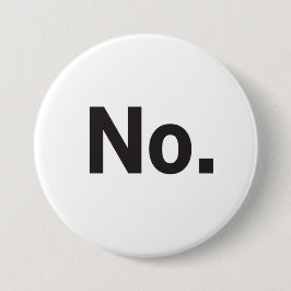 3" Knop: Nee. Ronde Button 7,6 Cm
