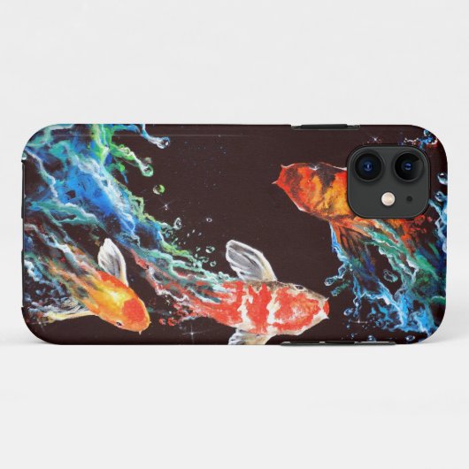 3 koi Case-Mate iPhone case (Achterkant (horizontaal))