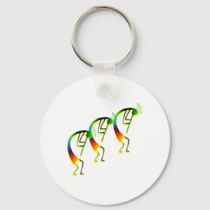 3 Kokopelli #12 Sleutelhanger