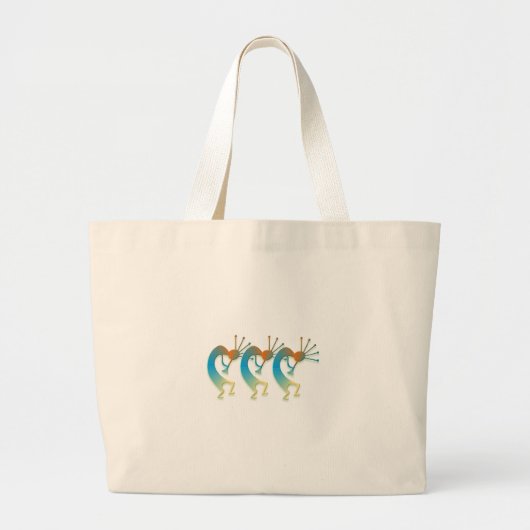 3 kokopelli #34 grote tote bag (Voorkant)