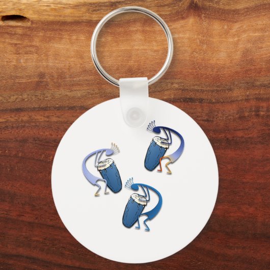 3 Kokopelli #39 Sleutelhanger (Voorkant)