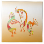 3 Kokopelli_#51 Tegeltje (Voorkant)