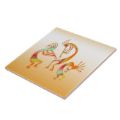 3 Kokopelli_#51 Tegeltje (Zijkant)
