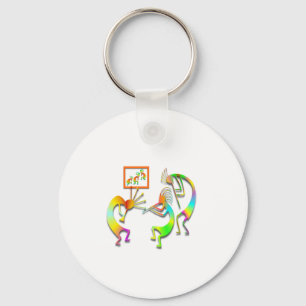 3 Kokopelli #67 Sleutelhanger
