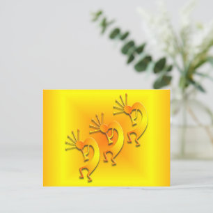 3 Kokopelli #89 Briefkaart