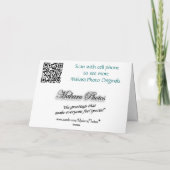 3 Kolibries bij feeder- aanpassen elke gelegenheid Kaart (Achterkant)