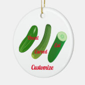 3 Komkommers Thunder_Cove Keramisch Ornament (Links)