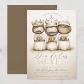 3 Koningen Dag Mexicaanse Día de los Reyes Party Kaart (Voorkant / Achterkant)