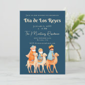 3 Koningsdag Mexicaans Día De Los Reyes Diner Kaart (Staand voorkant)