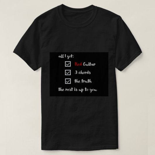 3 koorden en de waarheid t-shirt (Design voorkant)
