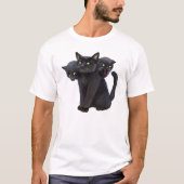 3 kopje kat t-shirt (Voorkant)