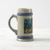 3-koppige Dragon Stein Bierpul (Links)