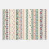 3 Koulage Katoen behangselpapier Ephemera-vellen Inpakpapier Vel (Voorkant)