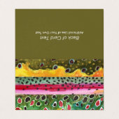 3 Kunst voor forelhuiden - Vliegvisserij Visitekaartje (Buitenkant ongevouwen)