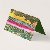 3 Kunst voor forelhuiden - Vliegvisserij Visitekaartje (Voorkant)