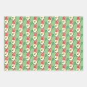 3 🎾 Kute kerstdwergen met tennisbal Inpakpapier Vel (Voorkant 3)