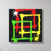 3 kwadraat canvas afdruk (Voorkant)