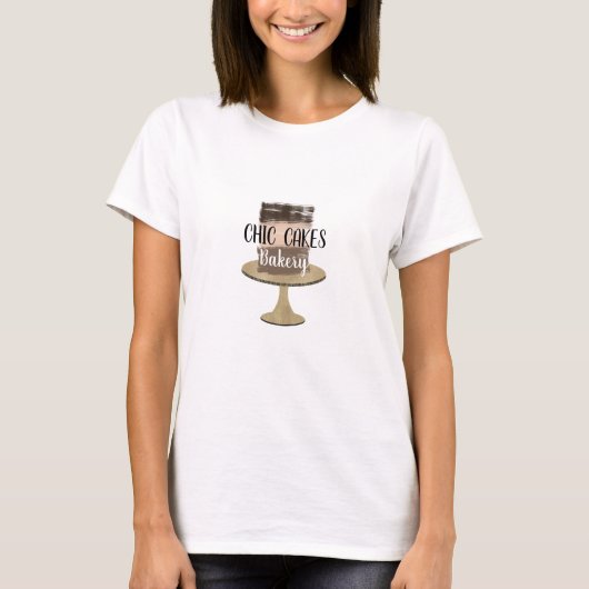 3 Laag Cake Moderne Rustieke Trouwtaarten  T-shirt (Voorkant)