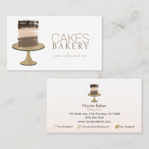 3 Laag Cake Moderne Rustieke Trouwtaarten  Visitekaartje