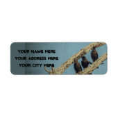 3 labels voor het retouradres voor Krokoenen (Voorkant)