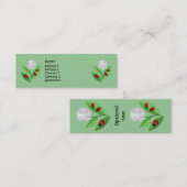 3 Ladybugs Mini Visitekaartje (Voorkant / Achterkant)