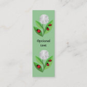 3 Ladybugs Mini Visitekaartje (Achterkant)