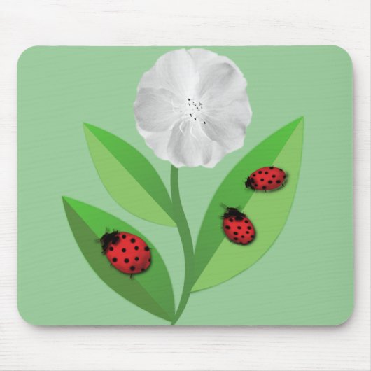 3 Ladybugs Muismat (Voorkant)